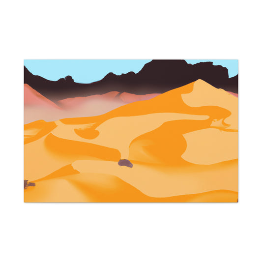 Desert Palms - Landscape - Canvas