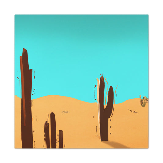 Desert Splendor - Vintage Contemporary - Desert - Canvas