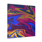 Aquabloom - Abstract - Canvas