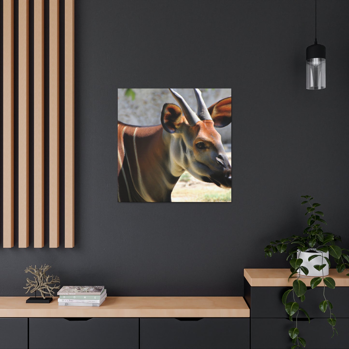 Elk Face- Canvas Wildlife