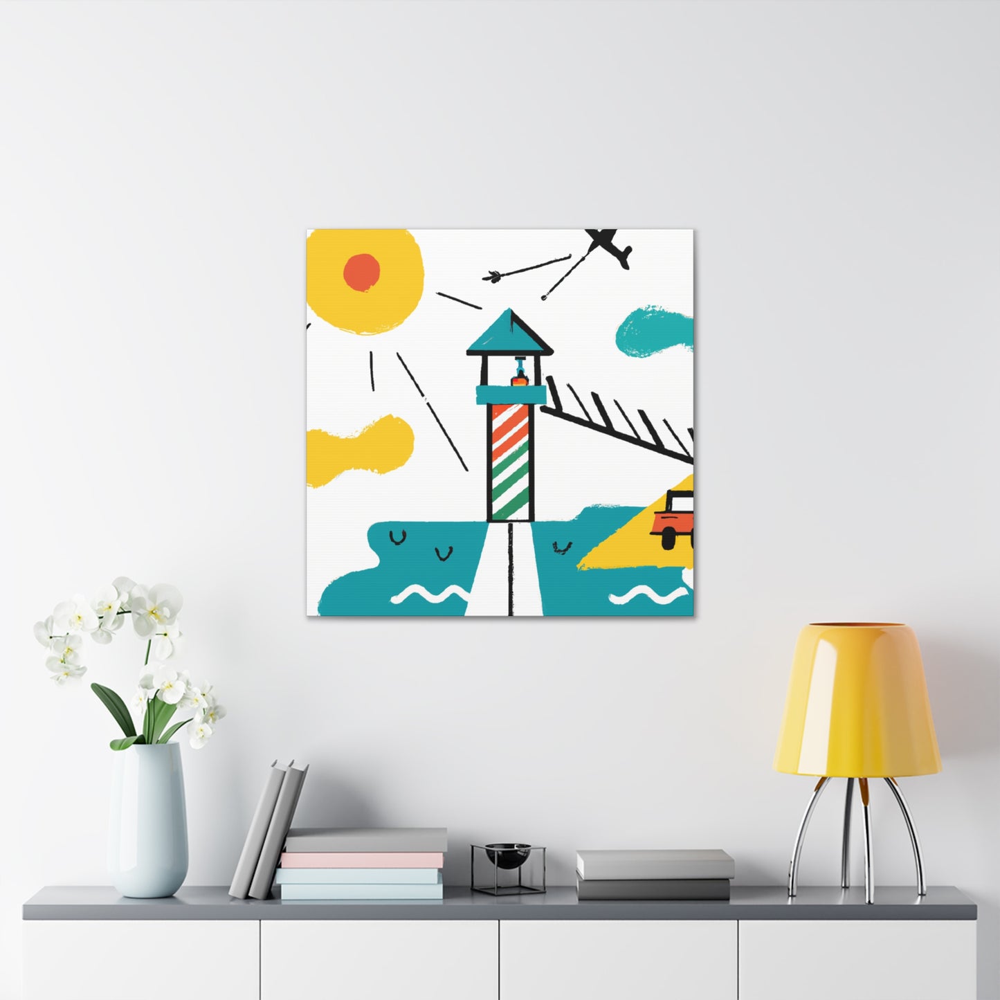 Silhouette Spectacle - Minimalism - Canvas