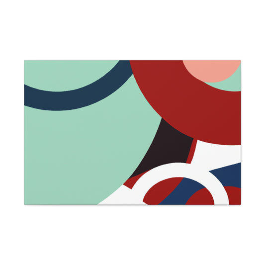 "Scintillating Sunrise - Midcentury" - Canvas