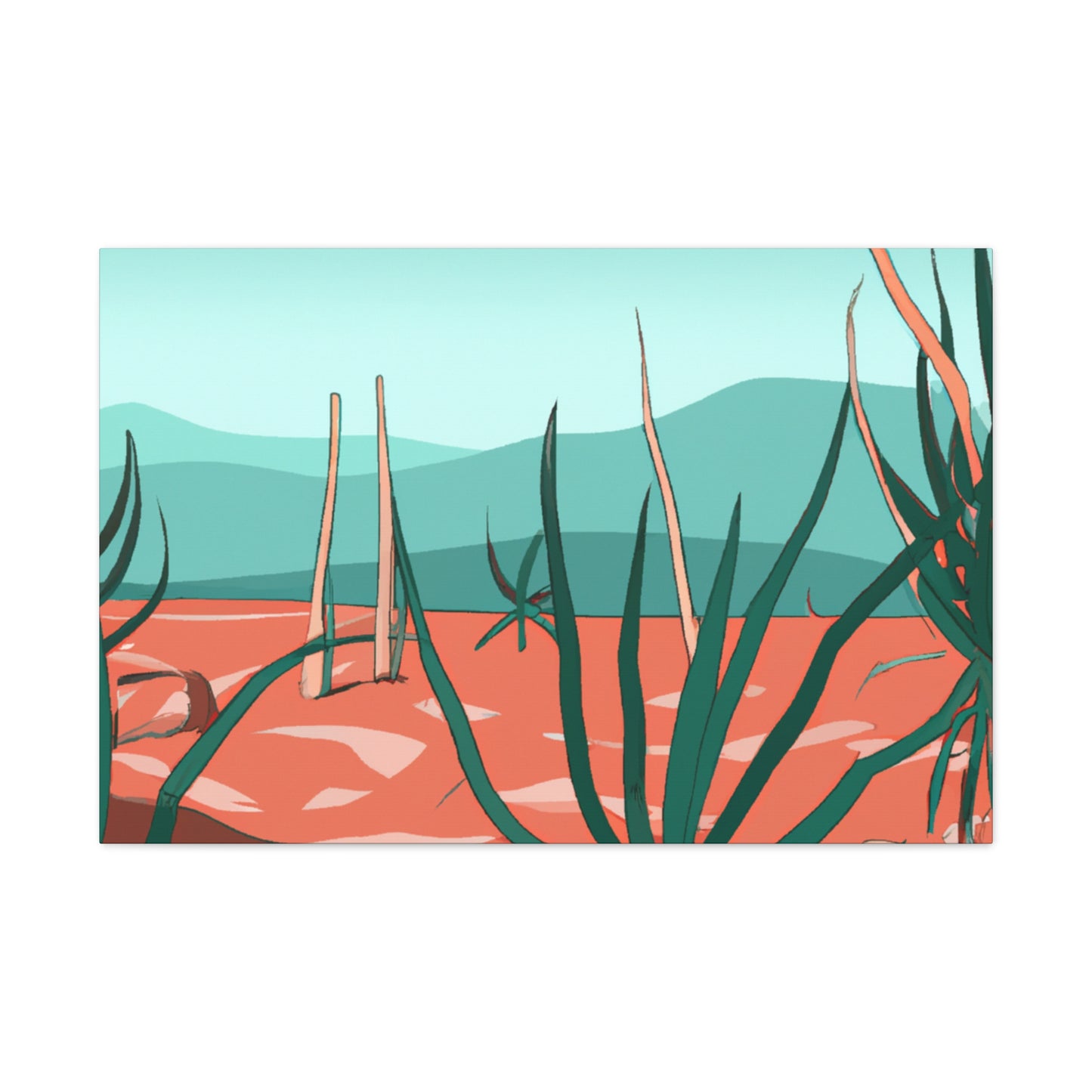 Desert Mirage - Landscape - Canvas