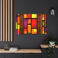 Happy Shimmer- Glass Canvas