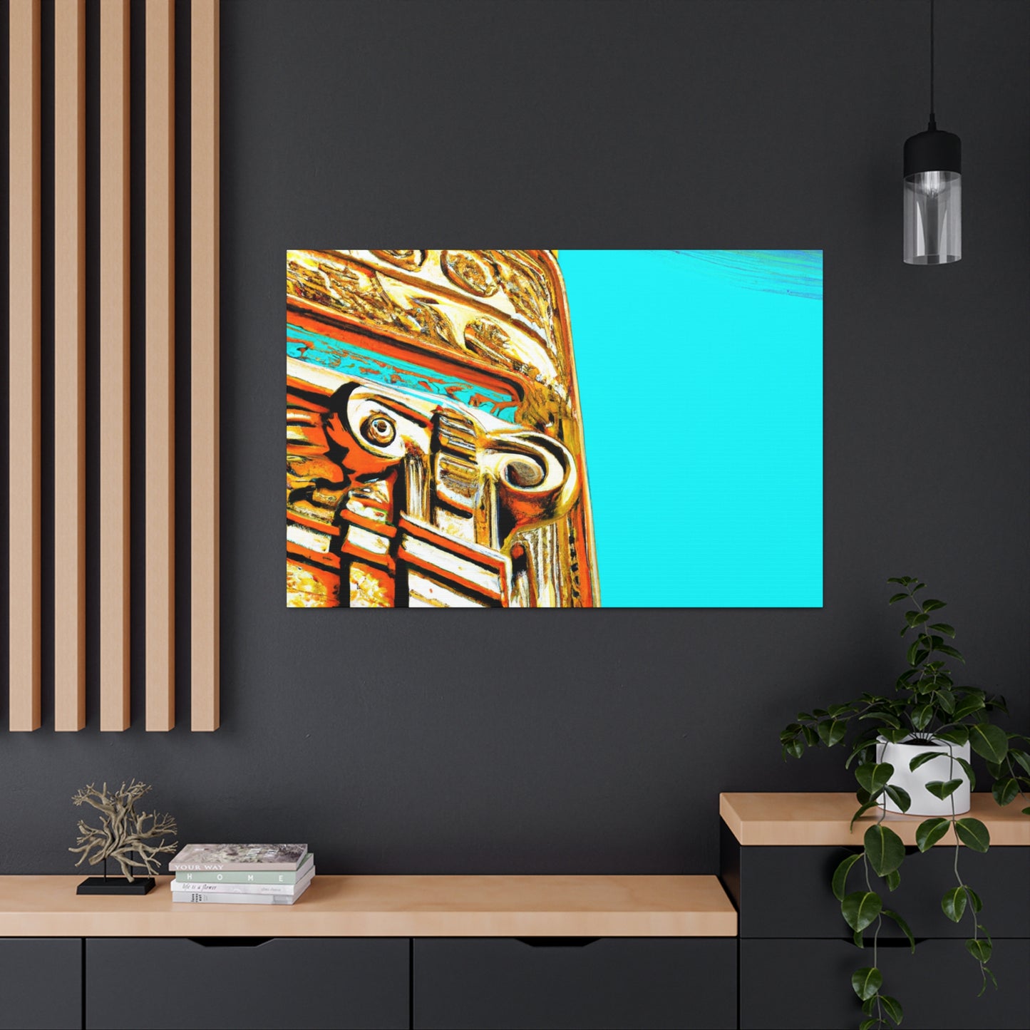 Opulent Palatial Neo-Deco - Canvas Art Deco
