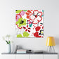 Blossomy - Floral - Canvas