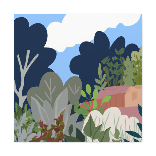 Blooming Hillside- Landscape - Canvas