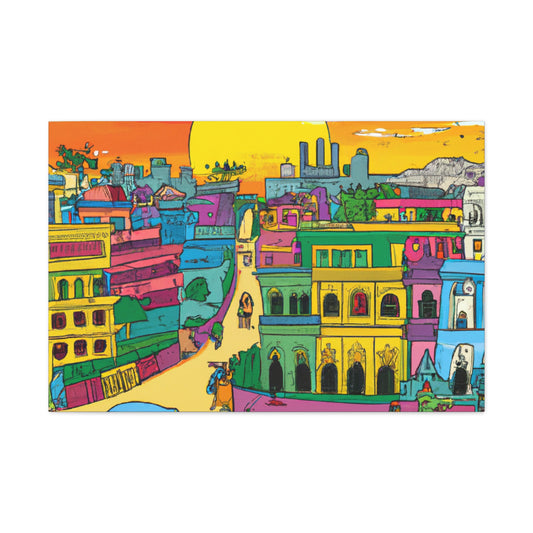 Mahabharata Mountain Range - Destination India - Canvas