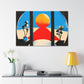 Vigilant Flow- Midcentury - Canvas