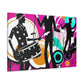 "Boogie Outlaw - Retro Music" - Canvas