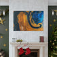 Golden Wave- Abstract Canvas