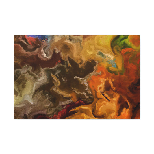 Smokey Burn - Canvas - Abstract