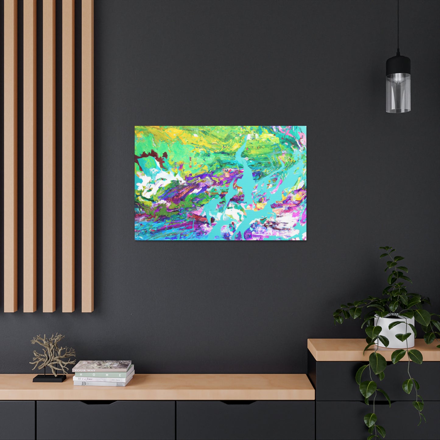 Vibrant Splendor - Abstract Canvas