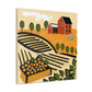 On Golden Farm - Amusement - Canvas