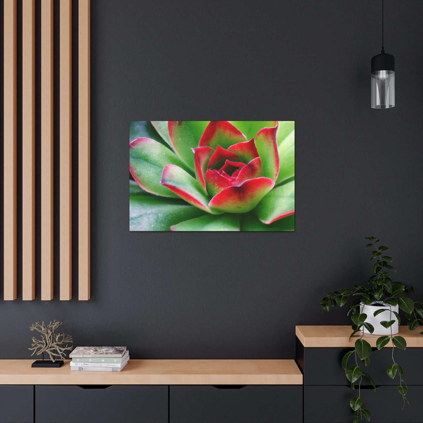 Ariadne of the Red Thread. - Canvas - Succulent