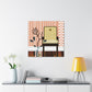 Splendid Pronged Cat - Midcentury Canvas
