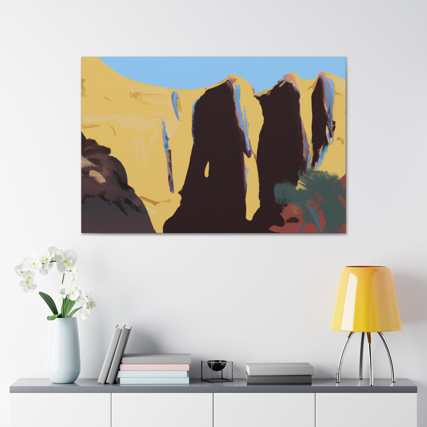 Desert Starlight - Landscape - Canvas