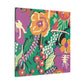 Blooming Breeze - Floral - Canvas