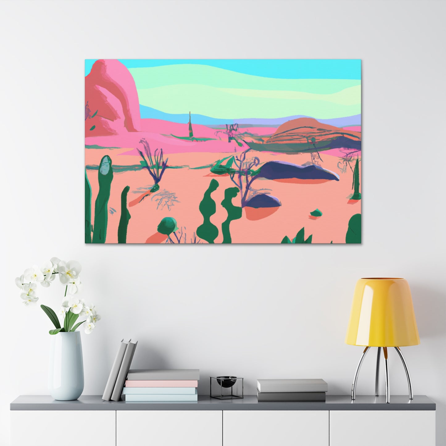 Cactustone Landscape - Canvas