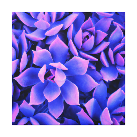 Floral Eden Print. - Canvas - Succulent