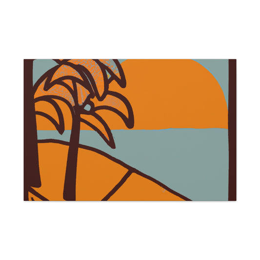 Woodland Oasis - Midcentury - Canvas