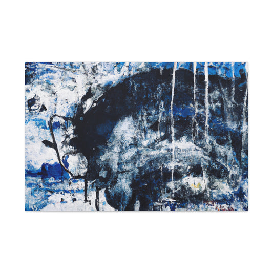 Winter Champaigne - Abstract Canvas