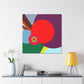 "Cheerful Vibes - Midcentury" - Canvas