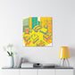 Pineapple Pop- Midcentury - Canvas