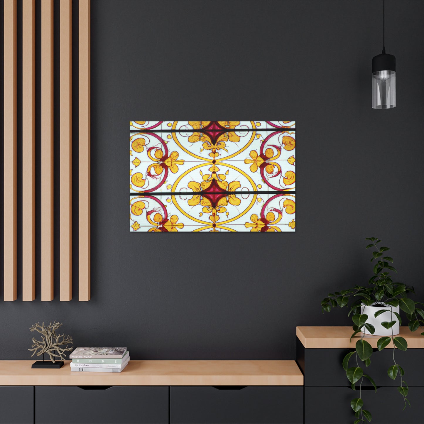 Cheery Citrus Splash - Glass Canvas