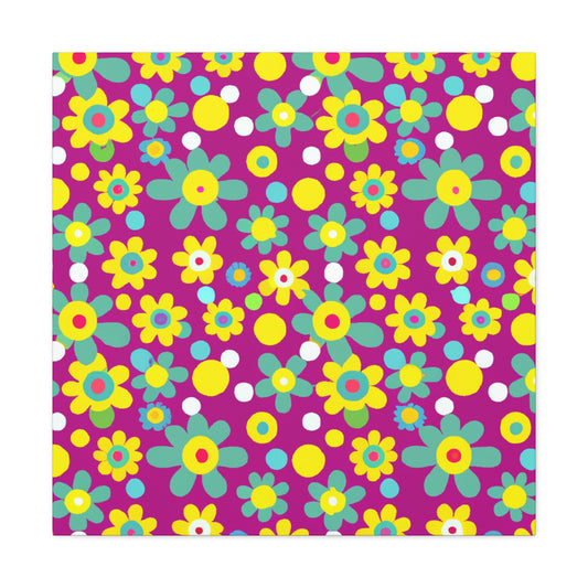 Blissful Daisies - Floral - Canvas