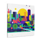 Llama Fiesta - South America - Canvas