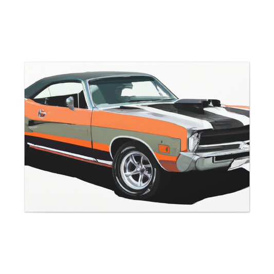 Dragster Flash - Automobile - Canvas