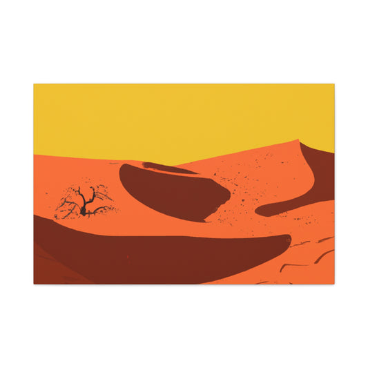 Retro Revival - Vintage Contempoary -  Desert - Canvas