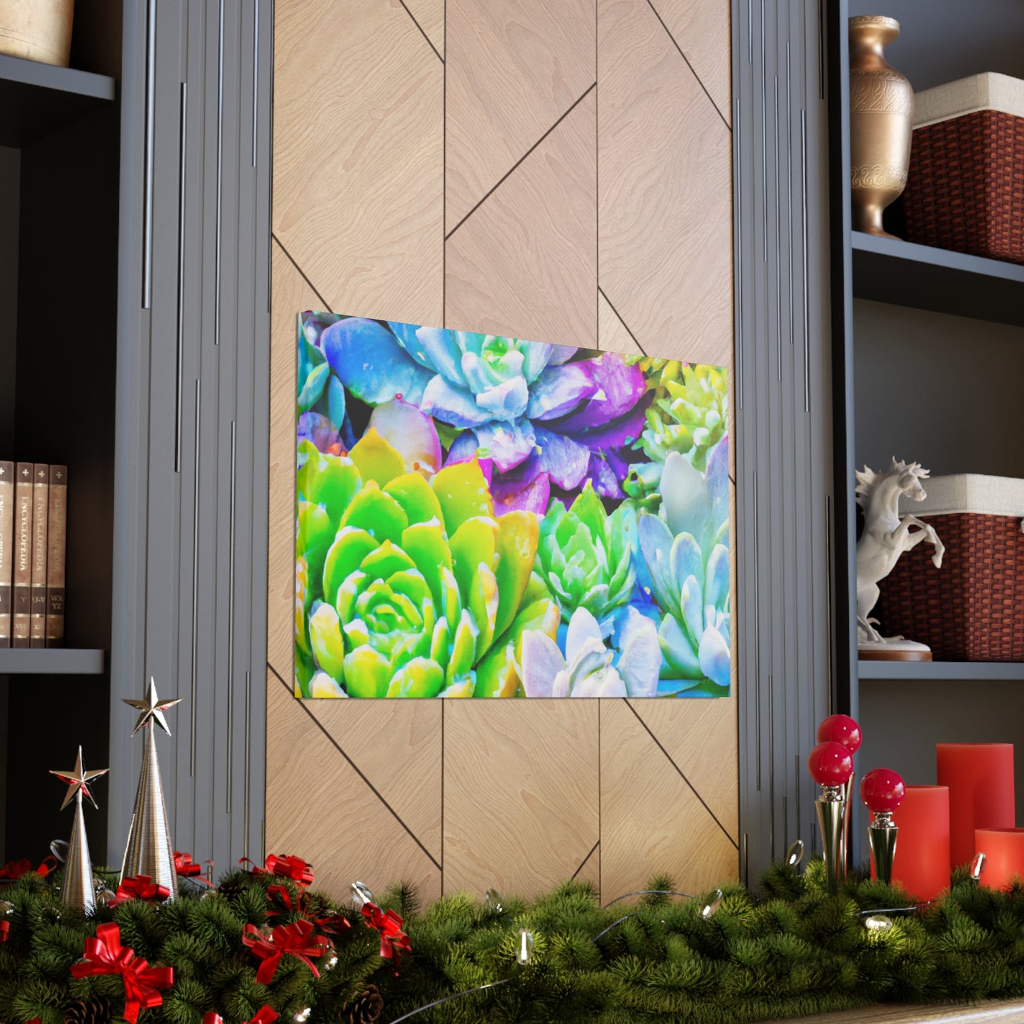 Garden of Bright Delights - Canvas - Succulent