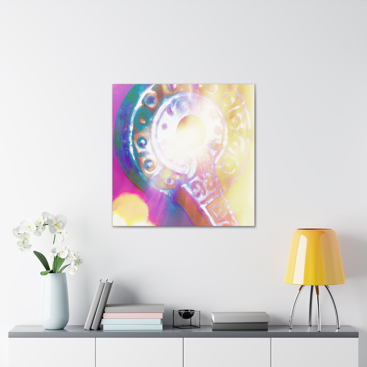 Metallic Mayan Majesty - Art Deco Canvas