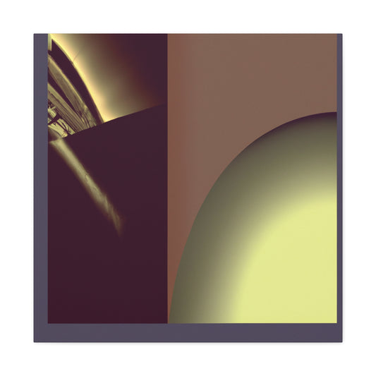 "Twilight Skyline" - Art Deco Canvas