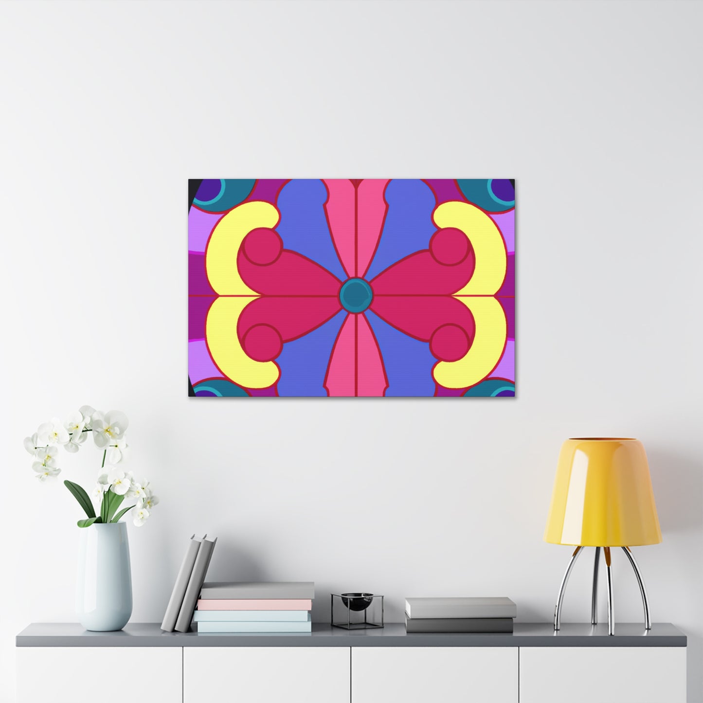 "Campfire Cuddles." - Glass Canvas