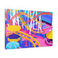 Crazy Town - Amusement - Canvas
