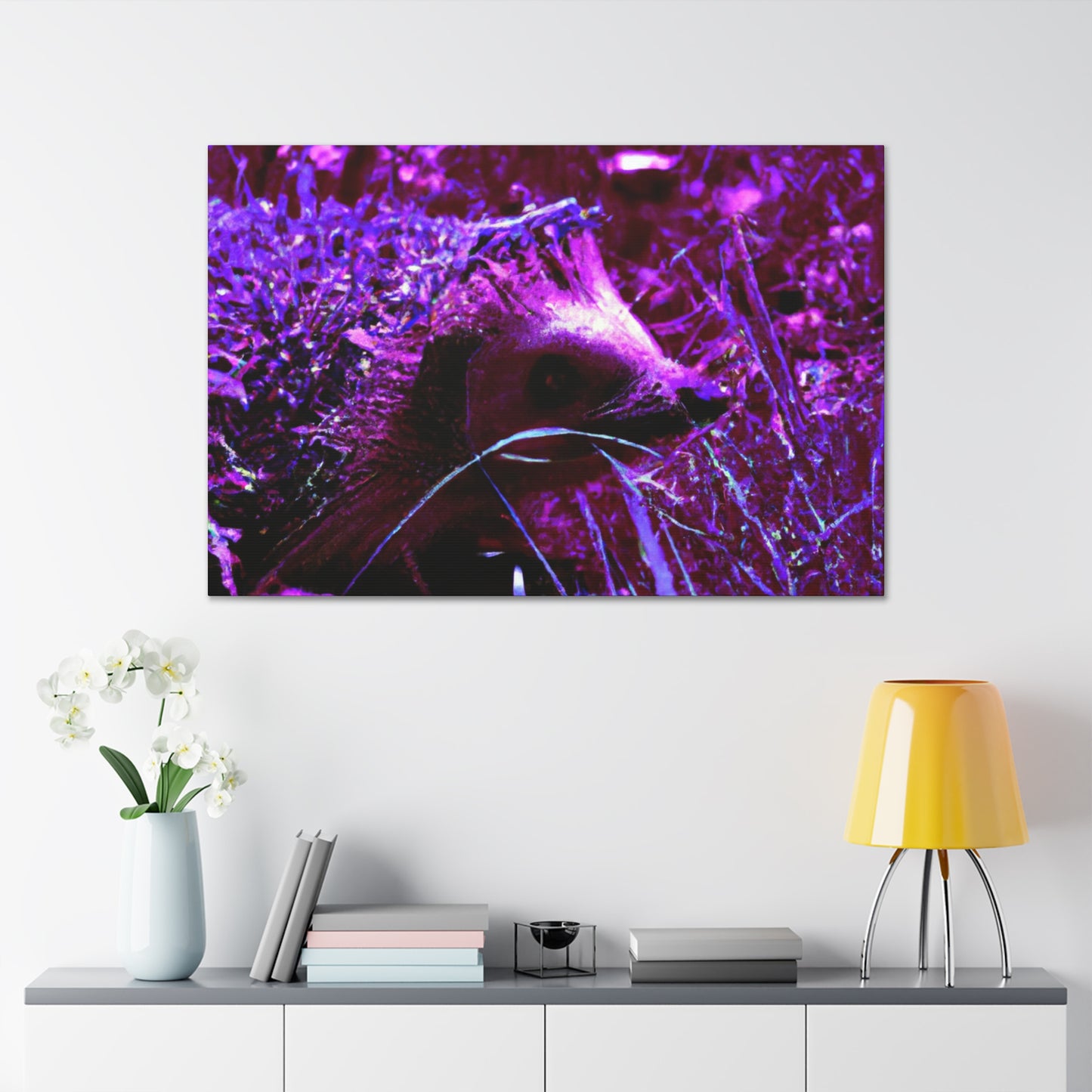 Purple Porcipine. - Canvas - Wildlife