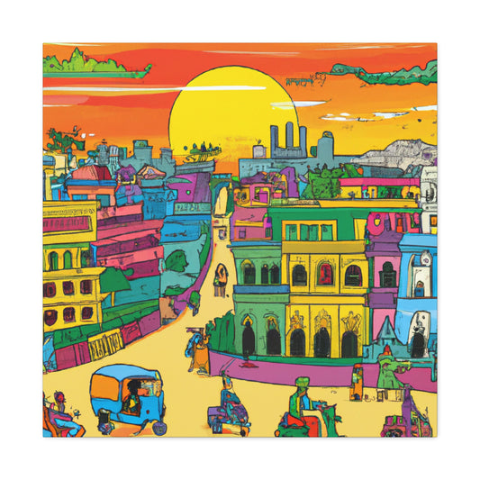 Mahabharata Mountain Range - Destination India - Canvas