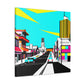 Futuristic Alley - Canvas Pop Art