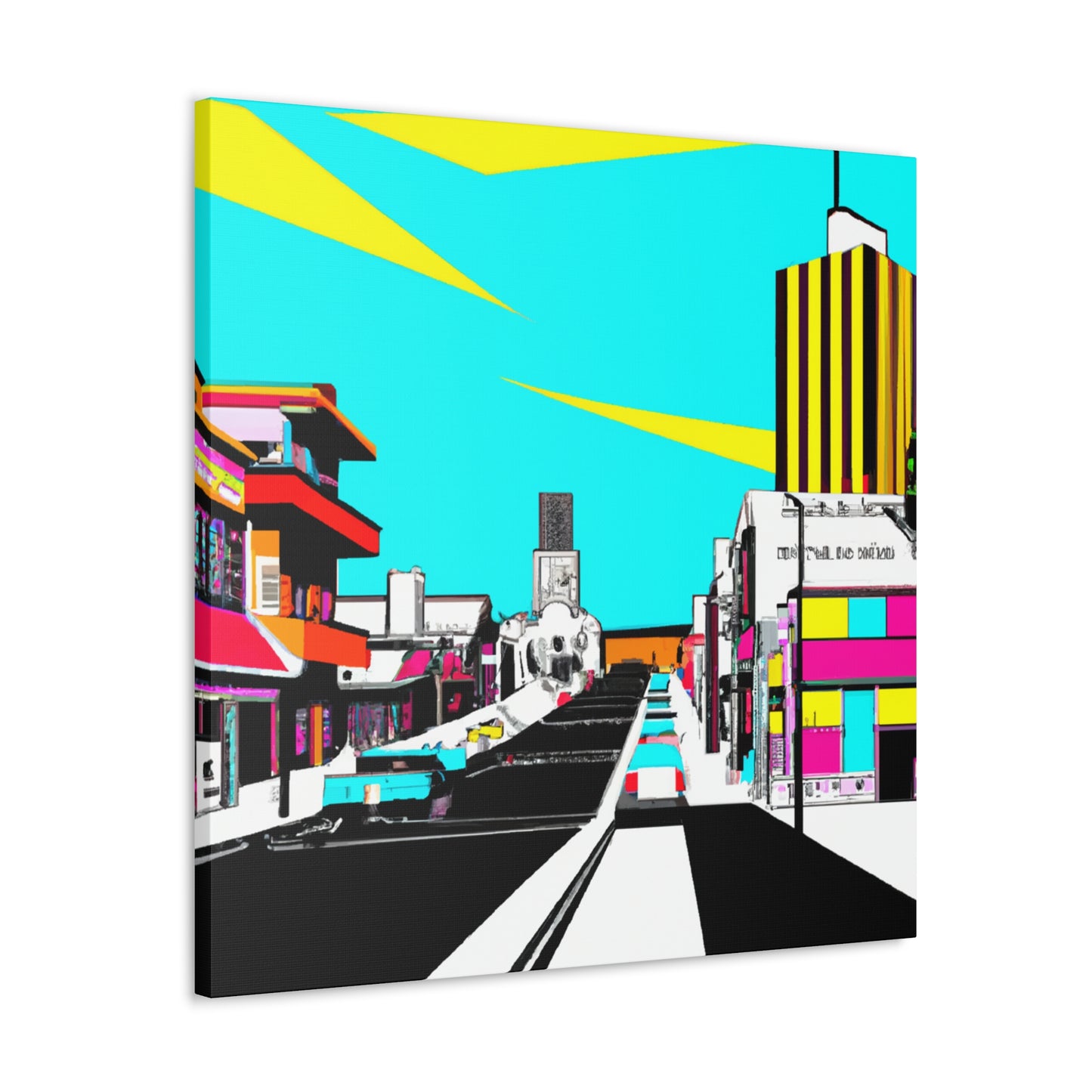 Futuristic Alley - Canvas Pop Art