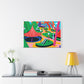 Bloomscape Park - Landscape - Amusement Canvas