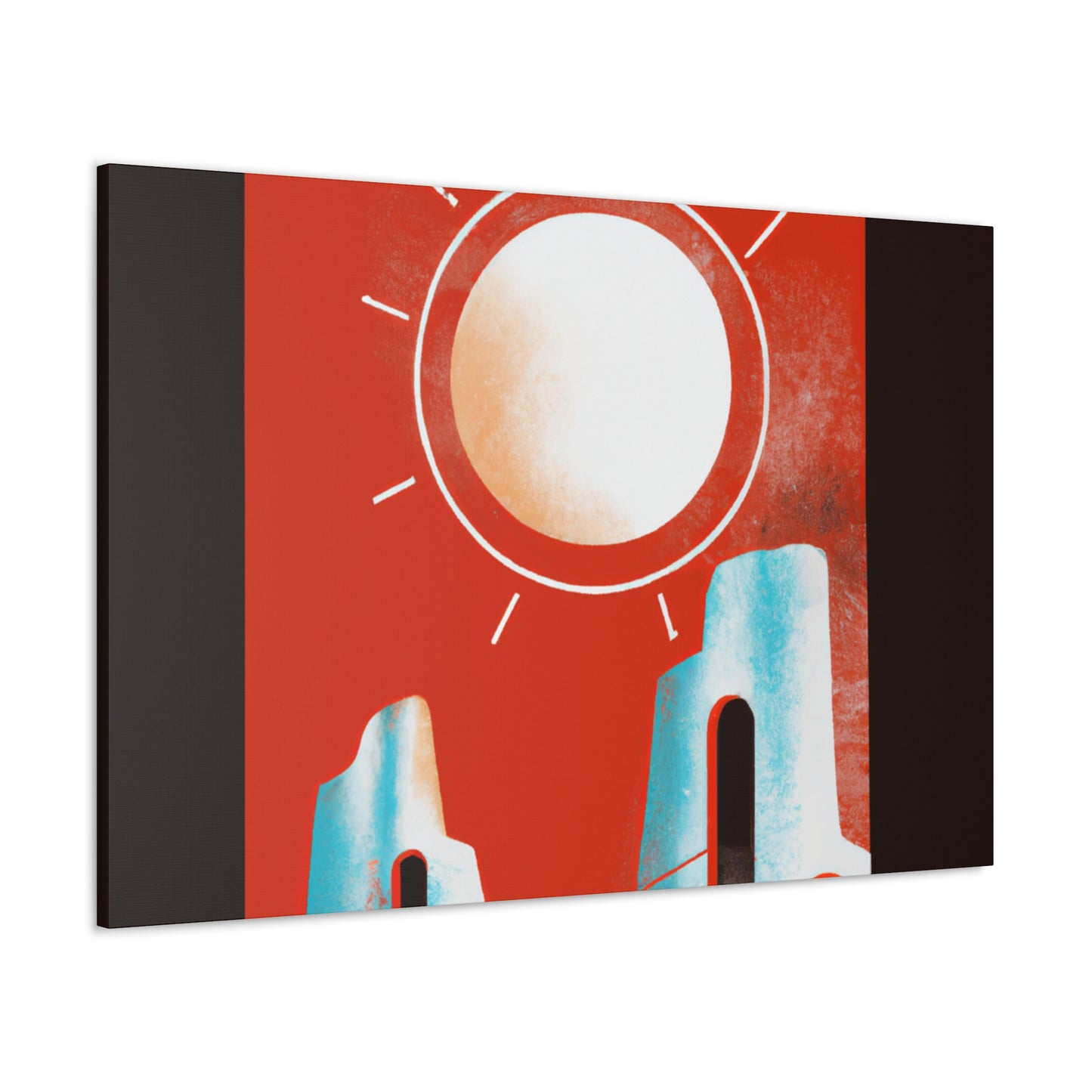 "Elongated Splendor - Midcentury" - Canvas
