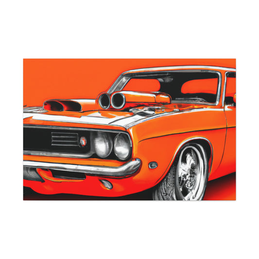 The "Tailgator" - Automobile - Canvas