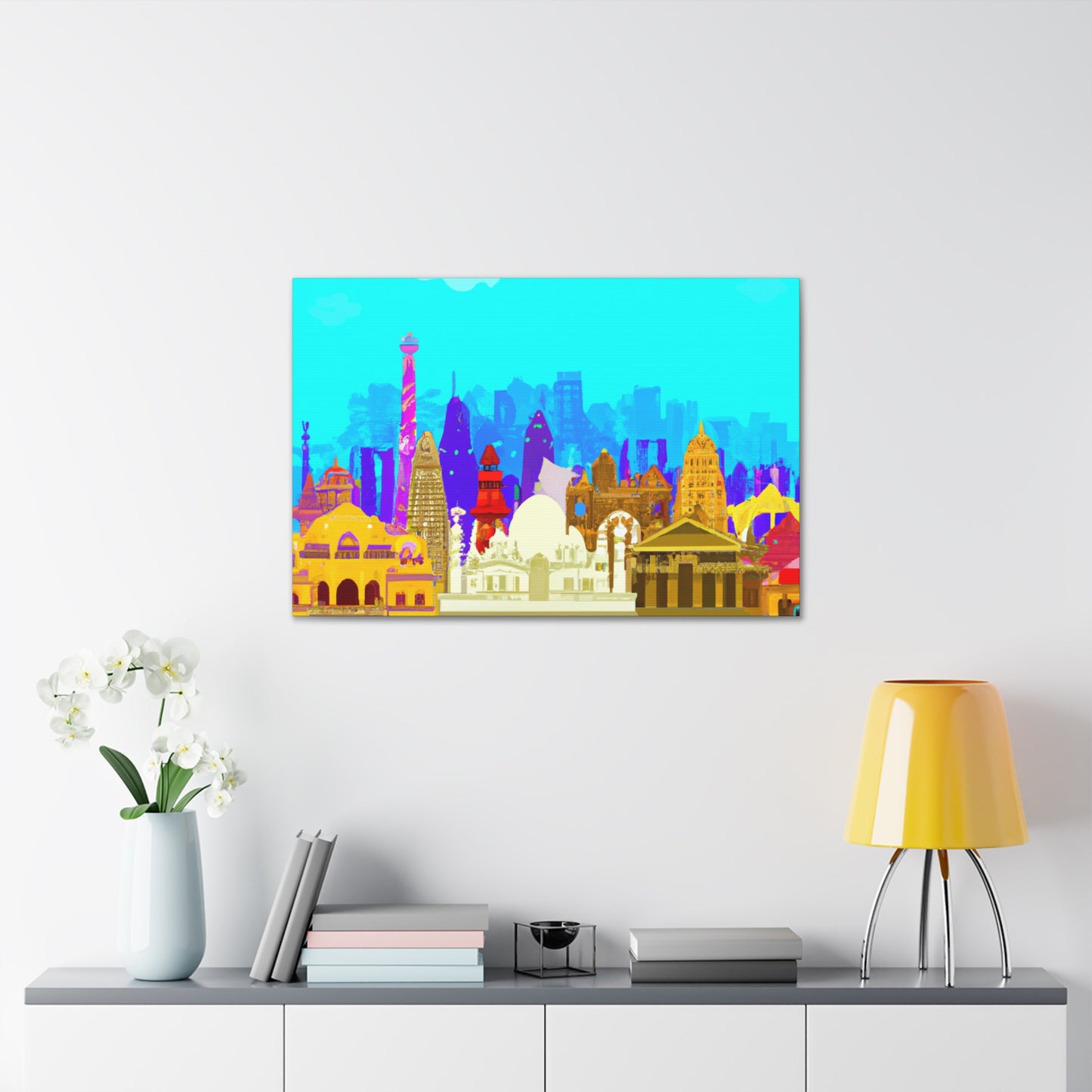 Vibrant Splendour - Destination India - Canvas