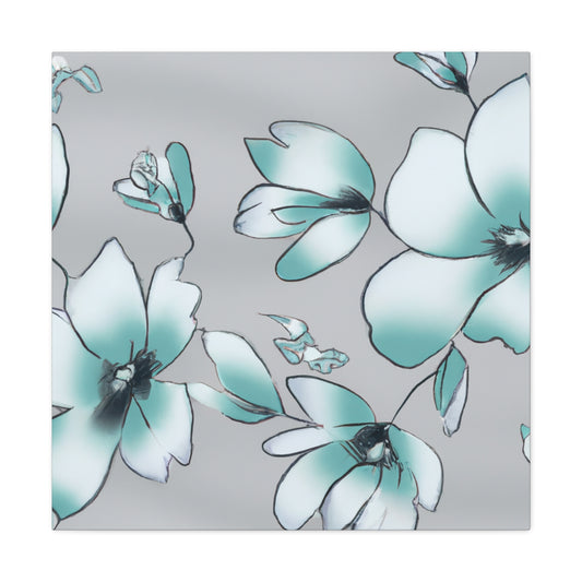 Blushburst - Floral - Canvas