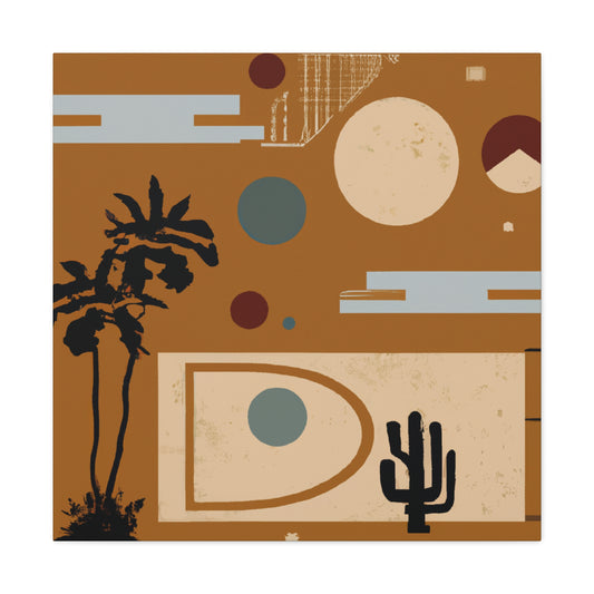 Bird's Eye Glimpse - Midcentury - Canvas