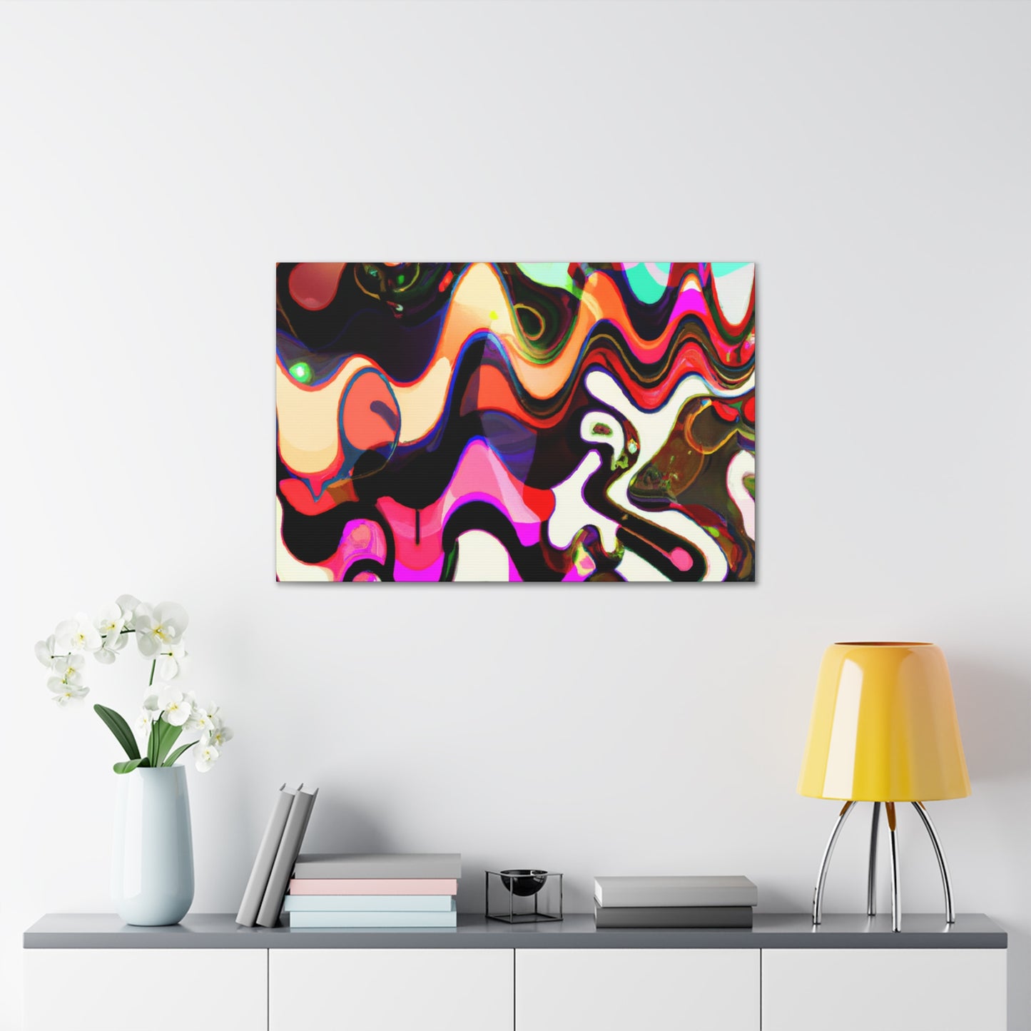 Icecloud Rain - Abstract - Canvas