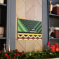 Flecked Feathered Friend - Midcentury Canvas
